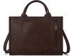Trinity Ranch Floral Tooled Fringe Concealed Carry Tote/Crossbody - Coffee