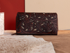 Trinity Ranch Floral Tooled Collection Wallet - Coffee
