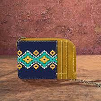 Wrangler Southwestern Art Print Mini Zip Card Case