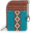 Wrangler Southwestern Art Print Mini Zip Card Case