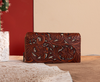 Trinity Ranch Floral Tooled Collection Wallet -Brown