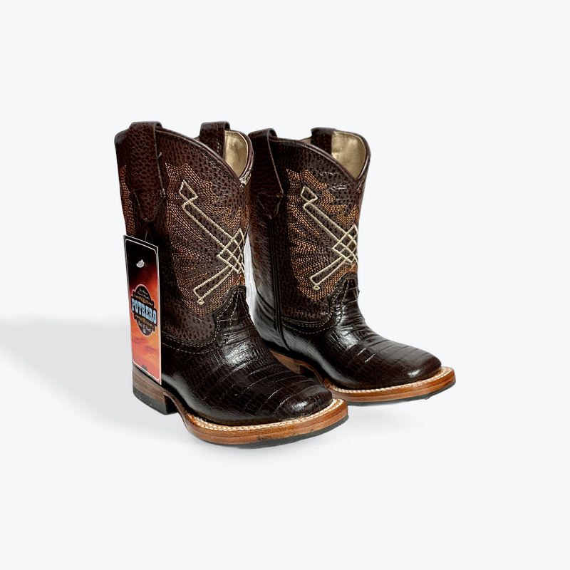 Kid's Lizard Print Boot
