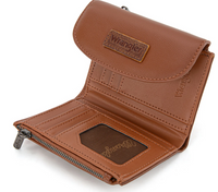 Wrangler Tri-Fold Wallet - Brown