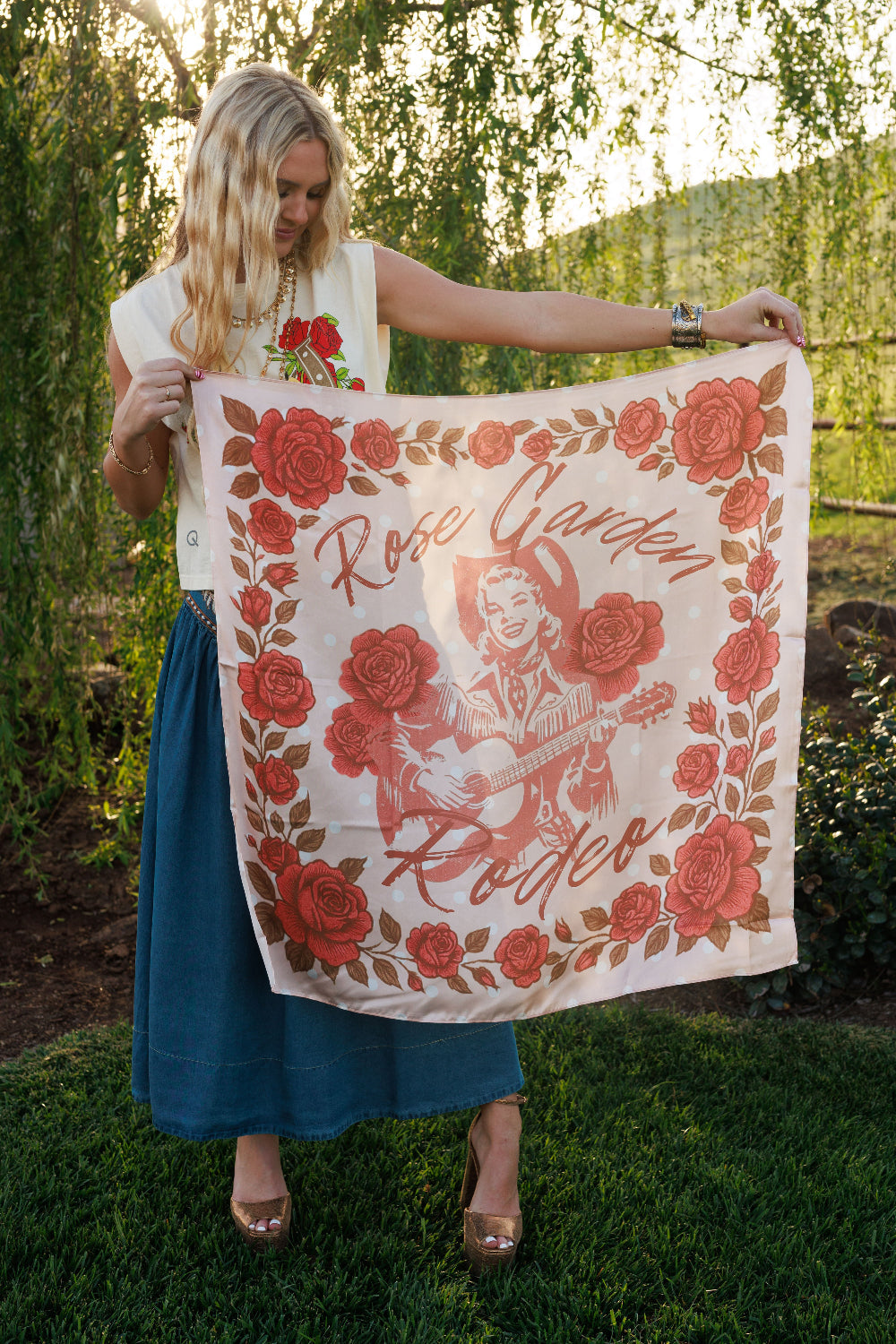 Rose Rodeo Wild Rag